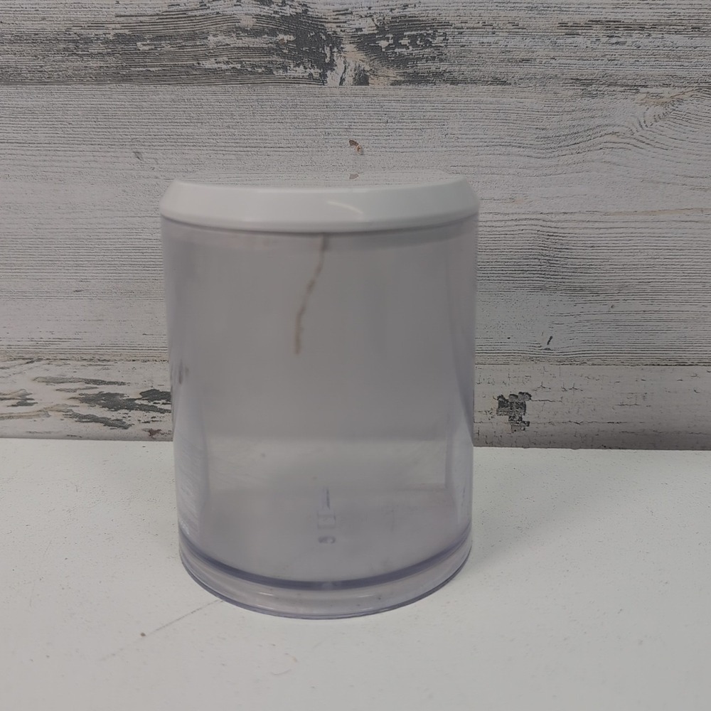 DeLonghi DCG-4 Coffee Grinder‎ White Replacement Grounds Cup Container Crack